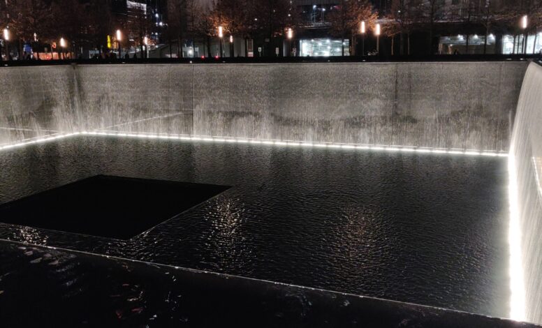 WTC Memorial fountain