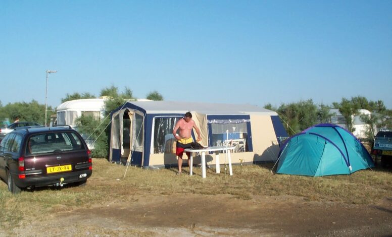 Another of the camping pitches