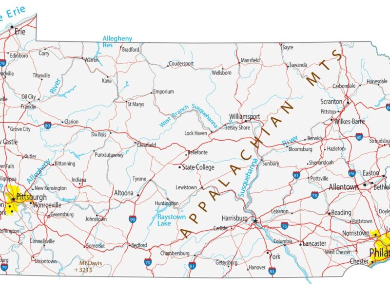 Pennsylvania-Map